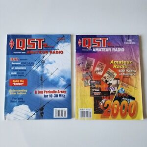 QST Amateur Radio Magazine October January 2000 September 2002 Ham Radio #84 #86